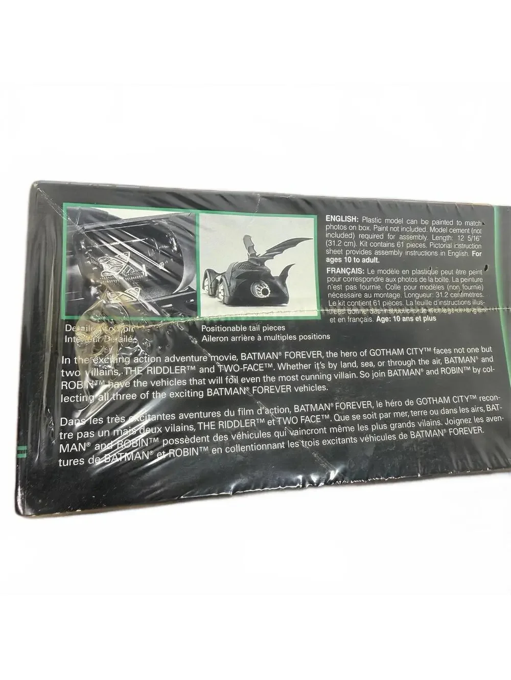 Revell Batman Forever Batmobile 6720 & Batwing 6721 Model Kit Sealed Lot 1995